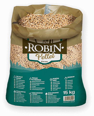 worek pelletu opałowego Robin do kupienia w Pełczycach lub sklepie internetowym